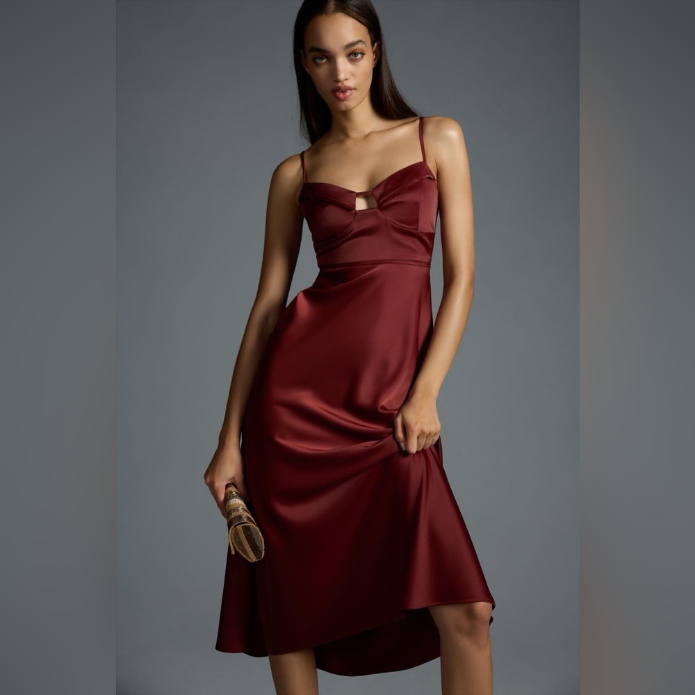*SOLD* By Anthropologie Corset Slip Dress